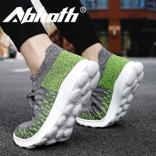 Abhoth Men Casual Shoes Walking Shoes Summer Fashion Sport Shoes Lightweight Breathable Men Sneakers Lace Up Tenis Man Shoes