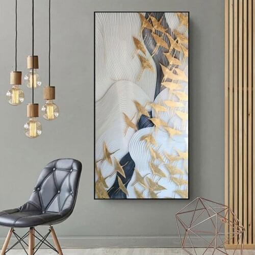 Abstract animal posters canvas modern Printing posters aesthetic Home decoration painting abstract bird painting