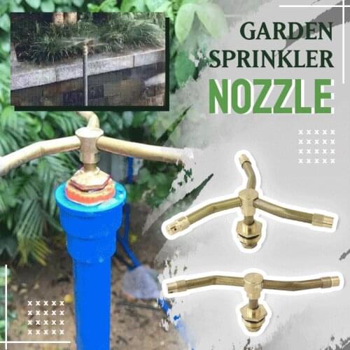 1/2\" 360° Automatic Garden Sprinklers Watering Grass Lawn Rotary Nozzle Rotating Water Sprinkler System Dropshipping