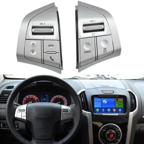 For Isuzu D-Max DMAX For Chevrolet Dmax 2019 Car Accessories Steering Wheel Button Cruise Control Switch Audio Volume Buttons