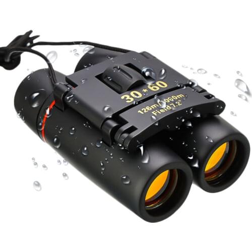 HD High Power Mini Zoom Telescope about 30x60 Folding Binoculars for Outdoor Bird Watching Travelling Camping 800-1000m