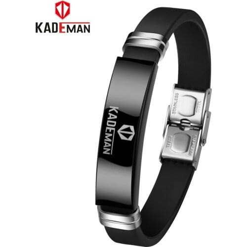 Bracelet Men Casual Fashion Rubber Silicone Bracelets For Men