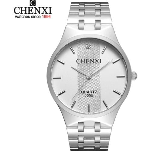CHENXI Lovers Watches Men Luxury Brand Steel Watch Quartz Mens Wristwatch Clock Male Women Watch Waterproof relogios masculinos