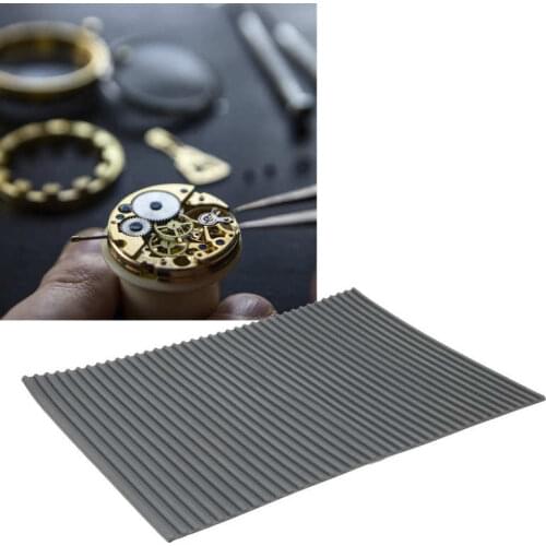 Watch Repairing Maintenance Tools Mat Hardware Parts Screws Anti-Slip Watch Bench Mat for Watchmaker