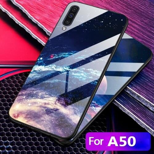 For Samsung Galaxy A50 A51 Case Back Cover For Samsung A50 A505 A51 A 50 51 A505F SM-A505FN 6.4 inch Tempered Glass Phone Case