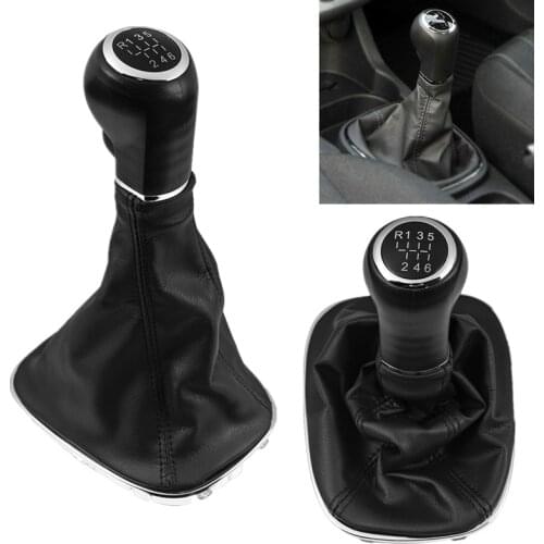 For Opel Vauxhall Corsa D 2006 2007 2008 2009 2010 2011 2012 2013 2014 Car Styling Gear Shift Knob Lever Gaitor Boot Cover Case