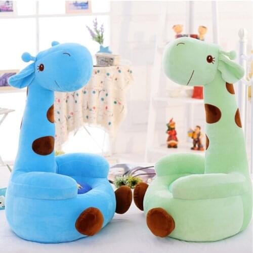 Fancytrader Giant Stuffed Soft Plush Animal Cartoon Giraffe Deer Kids Sofa Toys 28'' / 70cm Great Baby Gift