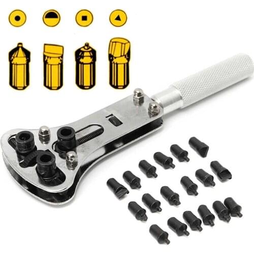 Hot Watch Repair Tools Watch Back Case Change Battery Cover Opener Repair Wrench Screw Remover Tool Set Kit