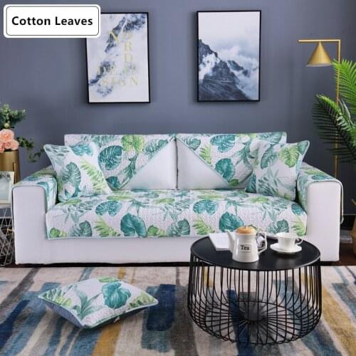 Cotton Pastoral Sofa Cover Non-slip Living Room Sofa Towel Simple Modern Cotton Four Seasons Universal Sofa Back Armrest Towel