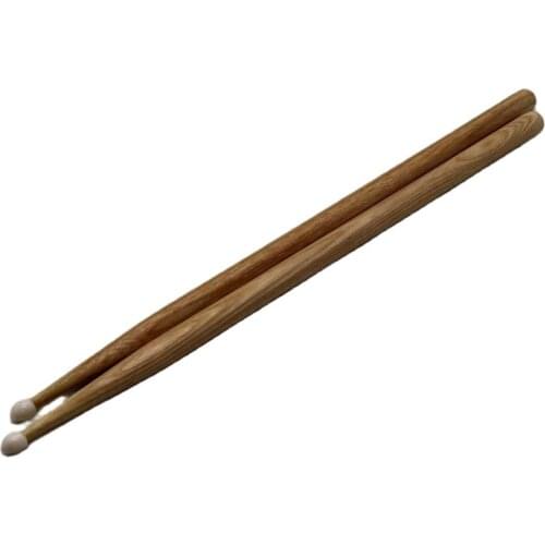 Good Quailty 2B Nylon Tip Drum Stick Ashwood Material Wood Stick Drumstick 1 Pair