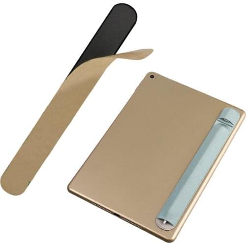 Adhesive Faux Leather Tablet Screen Stylus Pencil Protective Cover Storage Pouch