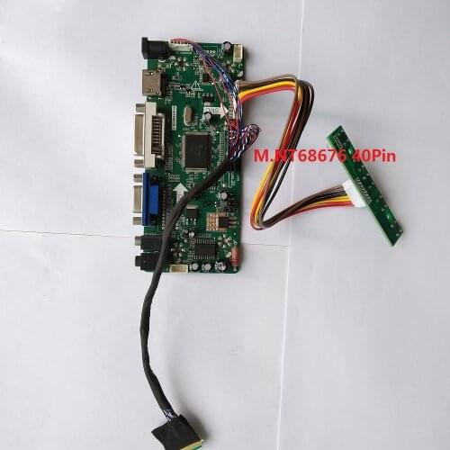 Kit for LP125WH2-SLB3 Controller board VGA DVI Monitor M.N68676 LVDS 40pin 1366X768 Panel Screen HDMI LCD LED DIY 12.5"