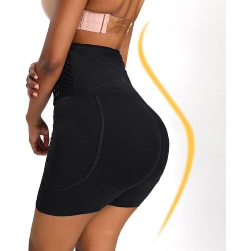 Women Shapewear Firm Tummy Control Seamless Padded Thigh Slimmer High Waist Panties Hip Pads Enhancer Butt Lifter Short Booster