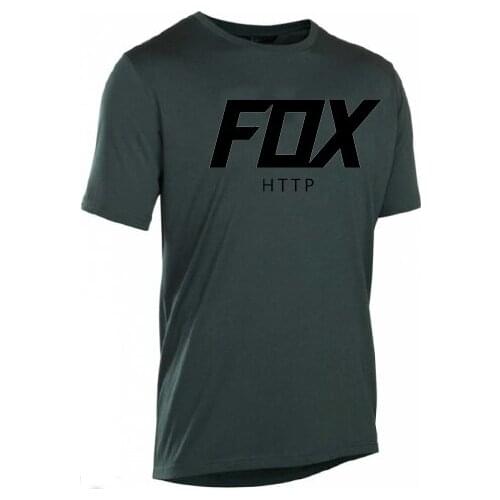 2021 new team customizationMountain bike downhill jersey, cross-country motorcycle jersey, Fox Mtb DH http jersey, breathable