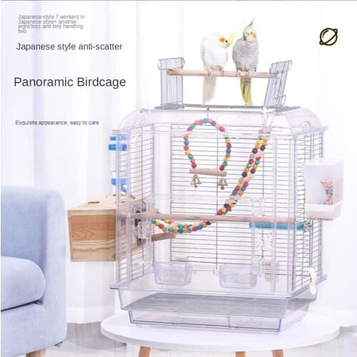 Parakeet special bird cage myna tiger skin large reproduction family special villa birdcage bird cage bird nest