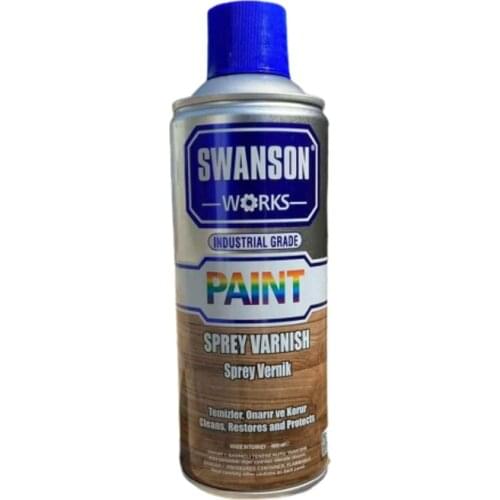 Swanson Works Spray Transparent Glossy Varnish 400 ML 24 Pcs