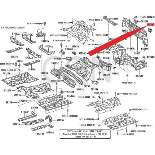 Rear bumper arm left side bracket reinforcement 2005-Toy ota RE IZ rear bumper frame support. L rear bumper bracket L