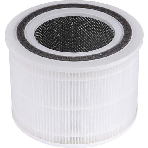SANQ for LEVOIT Core 300 Air Purifier Replacement Filter, True HEPA Filter, High-Efficiency Activated Carbon Filter Core 300