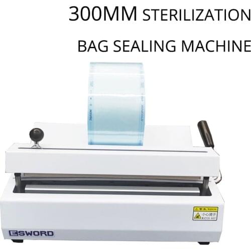 220V 300MM Sterilization Bag Sealing Machine 400W Disinfection Bag Packaging Machine Dental Sealer Temperature Adjustable
