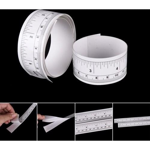 45/90cm Vinyl Metric Measure Soft Ruler Tape DIY Self Adhesive Measuring Tape Ruler Sticker Home Sewing Tool Accessory