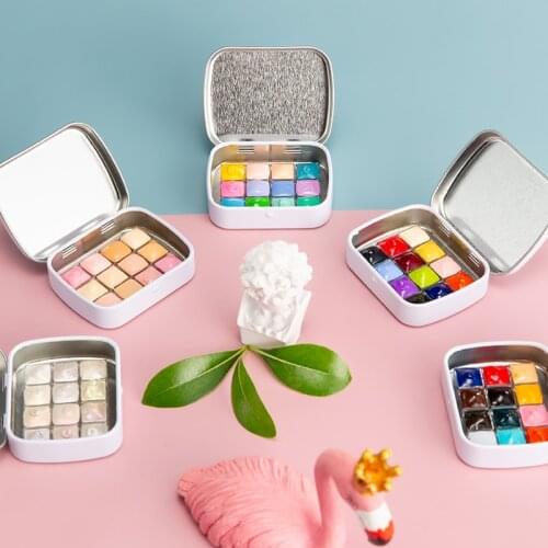 Air drying and subpackage watercolor pearlescent metal / macarone candy / basic common / skin color pink purple