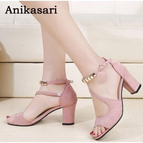 Women High Heel Sandals Summer Shoes Woman Pumps Fashion Ladies Beach Shoes Sexy High Heels Sandalias Mujer 2018