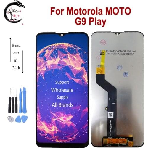 6.5" LCD For Motorola G9 Play LCD MOTO G9play Display Touch Screen Digitizer Sensor Assembly G9 Play Display Screen Tested OK