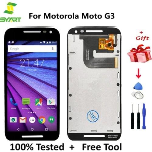 For Motorola Moto G3 LCD Screen Display With Touch Digitizer Assembly Without Frame For Motorola Moto G3 XT1544 XT1550 XT1540