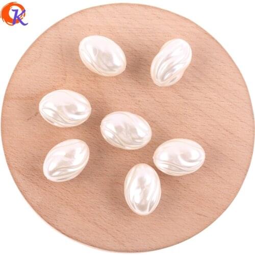 Cordial Design 240Pcs 14*20mm Acrylic Beads/Jewelry Accessories/Imitation Pearl Beads/DIY Bead Making/Hand Made/Earring Findings