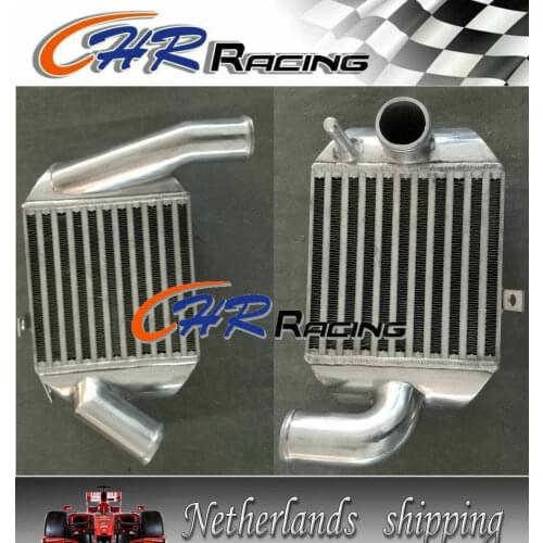 90MM Thick Pair Aluminum INTERCOOLER FOR AUDI A4 B5 S4 RS4,A6 C5 2.7T BI-TURBO