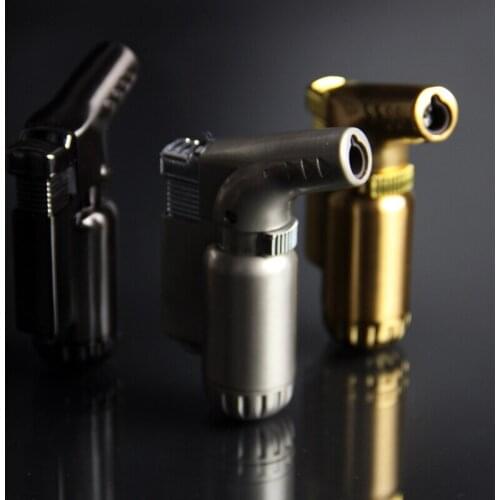Gas Lighter Metal Jet Butane Spray Gun Torch Turbo Lighters Tobacco Pipe Cigarettes Accessories Cigar Mens Smoking Gadgets