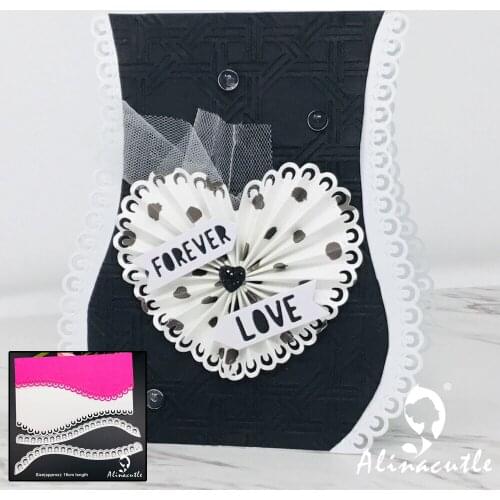 Die Cut METAL CUTTING DIES cut peacock border Alinacraft Scrapbooking paper craft album handmade card punch knife art cutter die