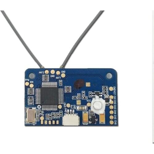 FS X6B model aircraft receiver ppm i.bus with voltage return for I6 i6s i6x remote controller