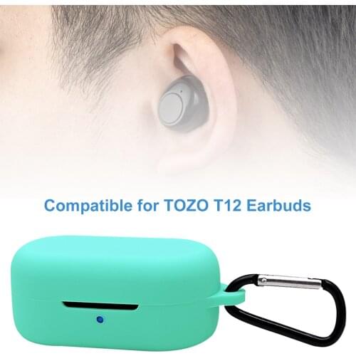 2021 Soft Silicone Case Protective Cover for Bluetooth Earphone Silicone Cover For Shockproof Sleeve With Hook