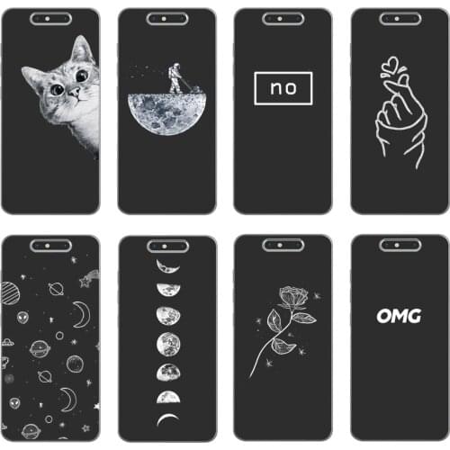 Soft Silicone For ZTE Blade V8 Case Cover Painting For ZTE Blade V 8 Pattern Matte Phone Cases Flower Cat Funda