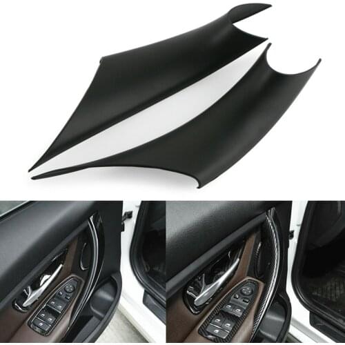 Door Pull Handle Covers Front Row Door Handle Carrier Trim Cover Inside Door Pull for-BMW F30 F35 3 4 Series Car Styling