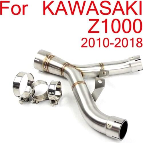 Ninja 1000 Z1000 Motorcycle Exhaust Middle Link Connect Pipe Modified For Kawasaki Z1000 2010 11 12 13 14 2015 2016 2017 2018