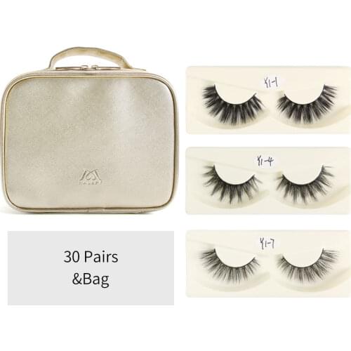 30 Pairs Lashes In Bulk 3d Mink Lashes Wholesale Eyelashes Natural False Eyelashes Makeup 3 Styles Mix Mink Eyelashes Makeup Set