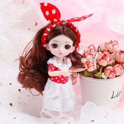 New 1/12 for 17cm BJD Doll Fashion Dress Skirt Outfit General Dress Doll Girls Toys for Children Kids Gift