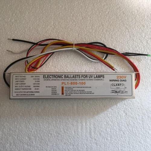 For UV 55W 60W 75W 80W 95W 120W single-ended 4 pin Electronic ballast for TUV36T5HO TUV55WHO GHO36T5L GPH893T5HO TUV75HO