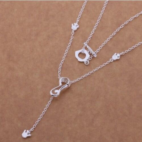 925 sterling silver Necklace, 925 silver fashion jewelry Real heart necklace /delalvsa brzakjga AN660