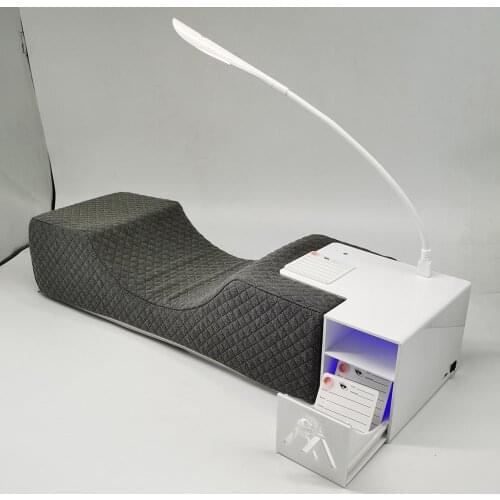 Lash Pillow Neck Support Eyelash Pillow Memory Foam Grafting Eyelashes Eyelash Extension Pillow Makeup Salon With Pocket