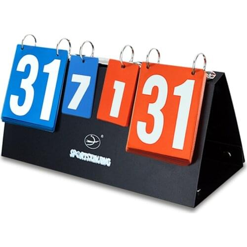 Portable PVC plastic plate digit sports scoreboard big size durable and foldable Scoring Device for board game