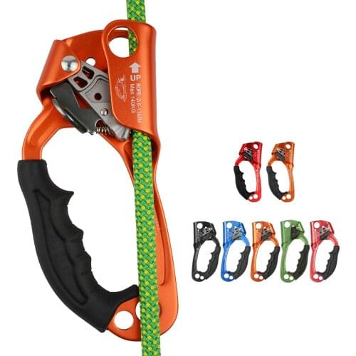 Hand Ascender for 8-13mm Static Rope Ascent SRT Climbing Mountaineering Arborist Tree Work Caving Rescue