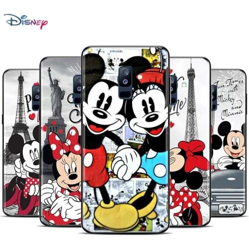 Disney Cartoon Cute Minnie Mickey Mouse For Samsung Galaxy A9 A8 A7 A6 A5 A3 Star Plus 2018 2017 2016 TPU Silicone Phone Case