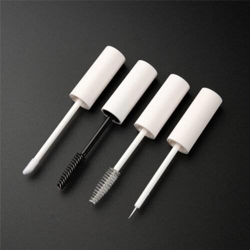 10ml White Lip Gloss Tubes Mascara Eyeliner Lipstick Tubes Empty Lipgloss Tube Packaging Liquid Refillable Cosmetics Containers