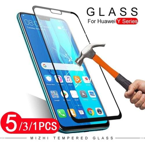 5/3/1Pcs cover film for huawei Y9 2018 Y9 prime 2019 Y9A Y9s Y8s Y8p tempered glass protective phone screen protector smartphone