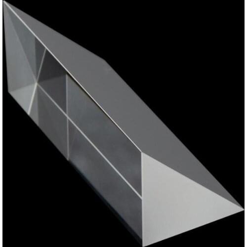 28*28*50mm Optical Triprism Rainbow Photography K9 Glass High Precision Spectroscopy Experimental Physics Teaching