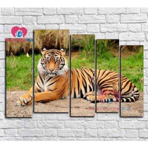 Diamond embroidery tigers Pictures of rhinestones Modular pictures triptych paintings from crystals 5d diy diamond painting free