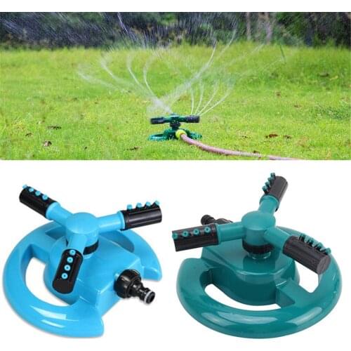 360 Degree Automatic Garden Sprinklers Watering Grass Lawn Rotary Nozzle Rotating Water Sprinkler System Watering Sprayer Tool